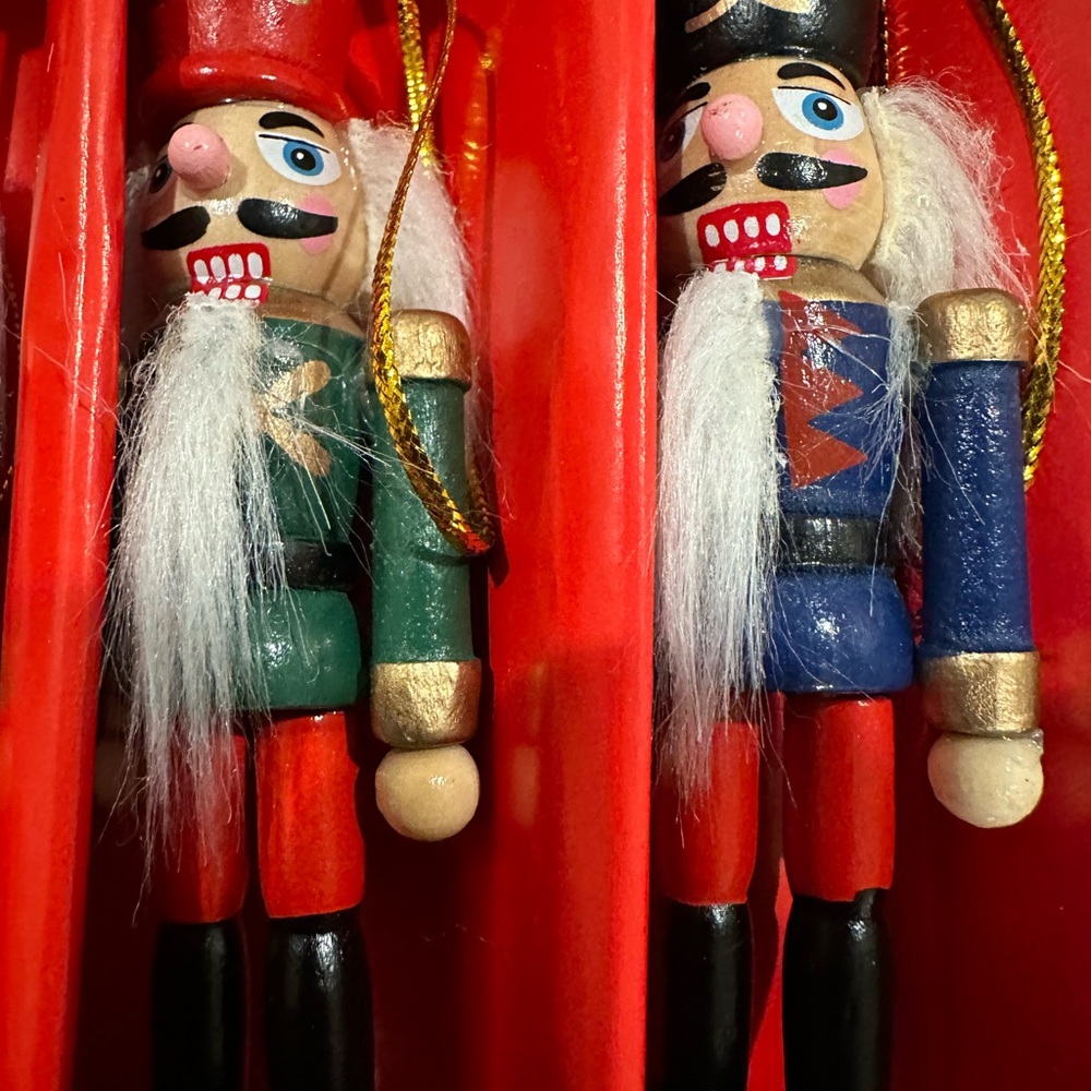 Nutcracker Ornaments - Set of Six Styles Christmas New In Box 4.5” #3669175621 - Picture 8 of 12